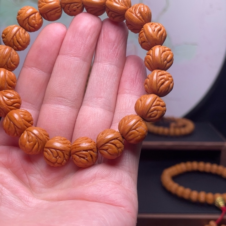 手串桃核14暴龙火焰手串