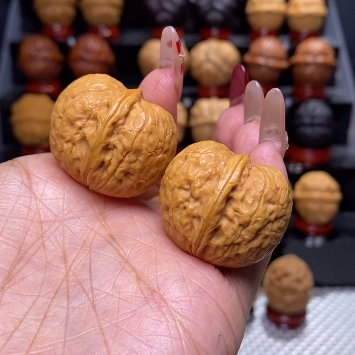 文玩核桃把件小金印元宝25号