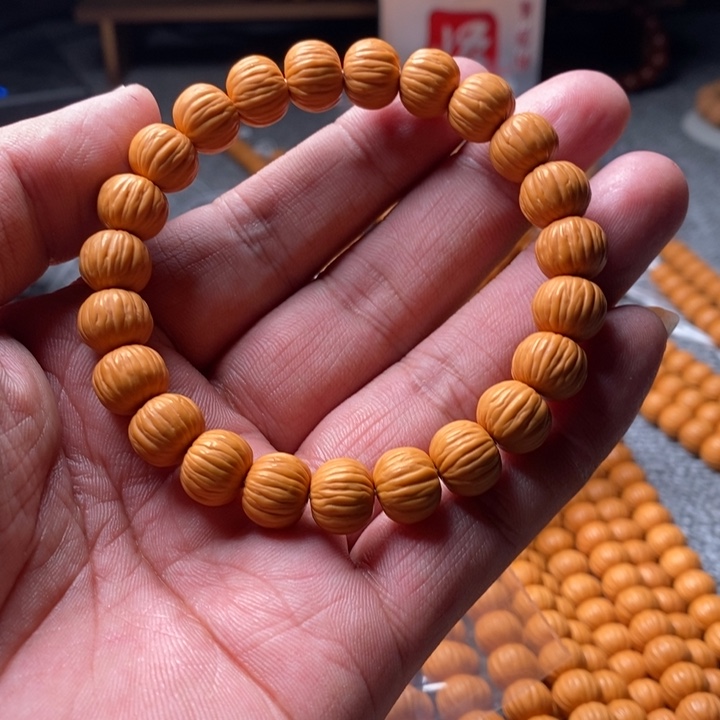 猴头核桃手串农**拳猴头