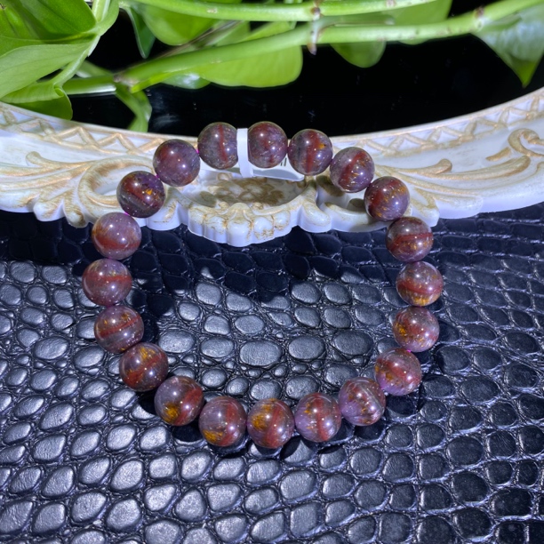 极光二三烟花单圈9mm左右水晶手串