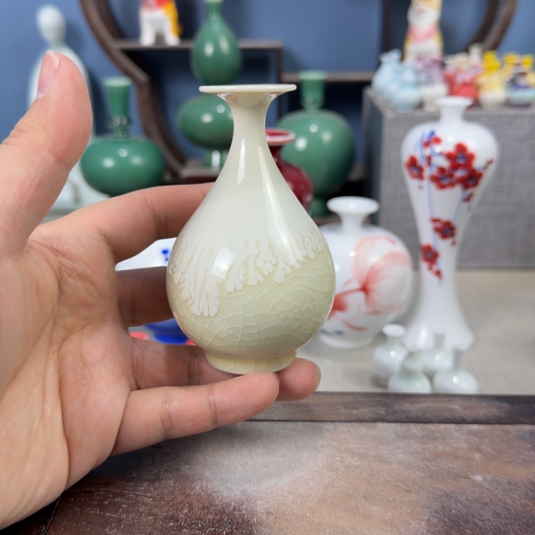 陶瓷手工小花器摆件