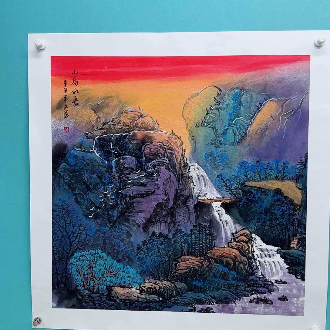 国画李文军教授作品