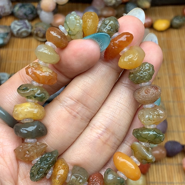 玛瑙/玉髓未镶嵌珠宝半成品