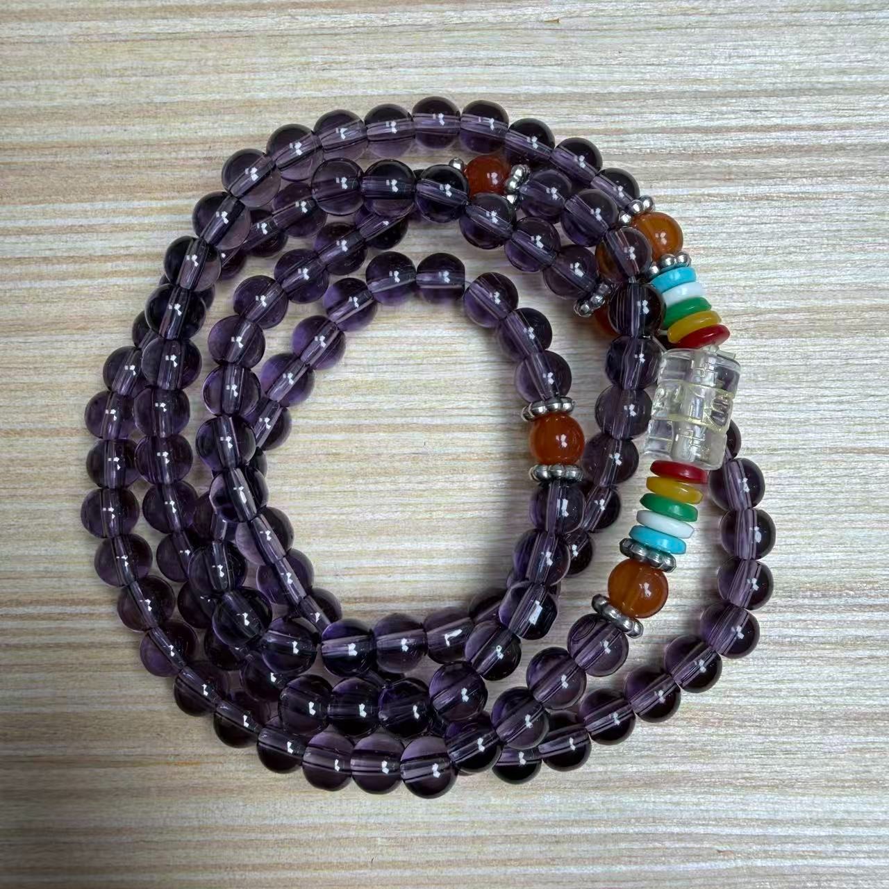 【詹詹小铺精选】长串ll女款紫色CK028