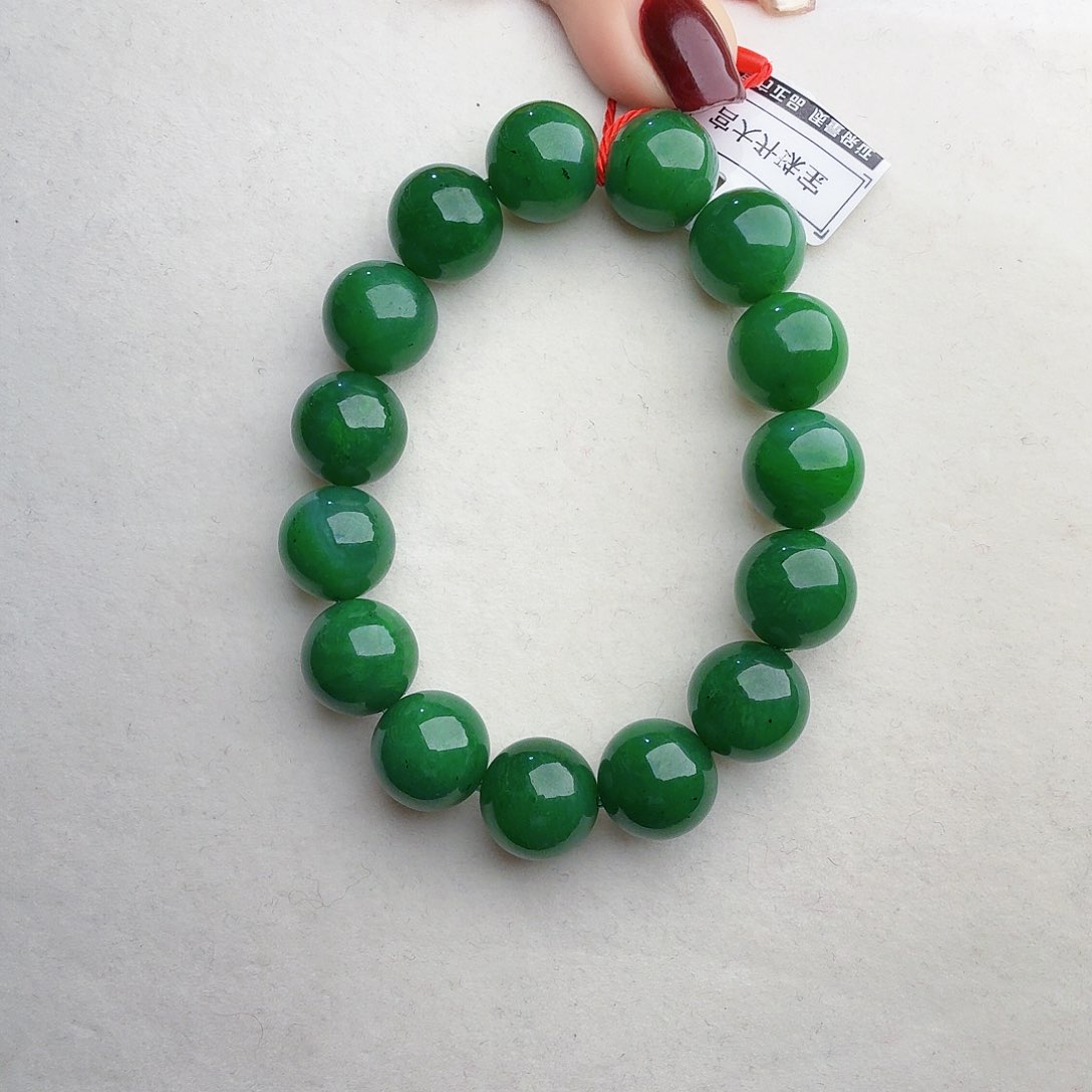 和田玉（碧玉）手链未镶嵌风*