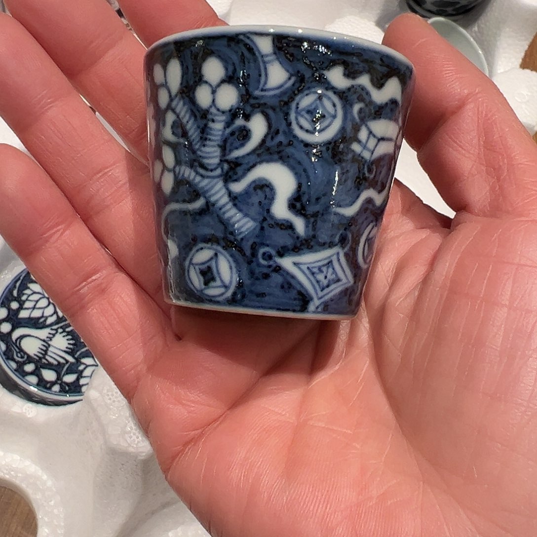 元青拙手原矿青花釉里红