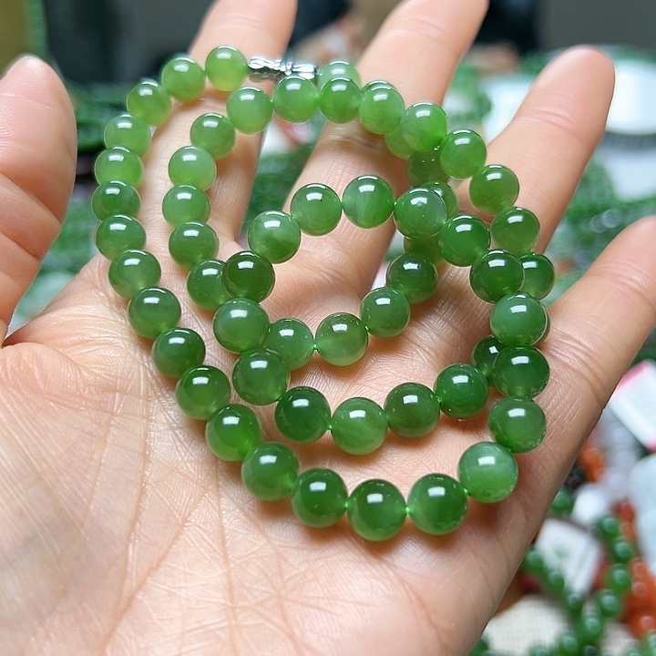 和田玉（碧玉）手串未镶嵌