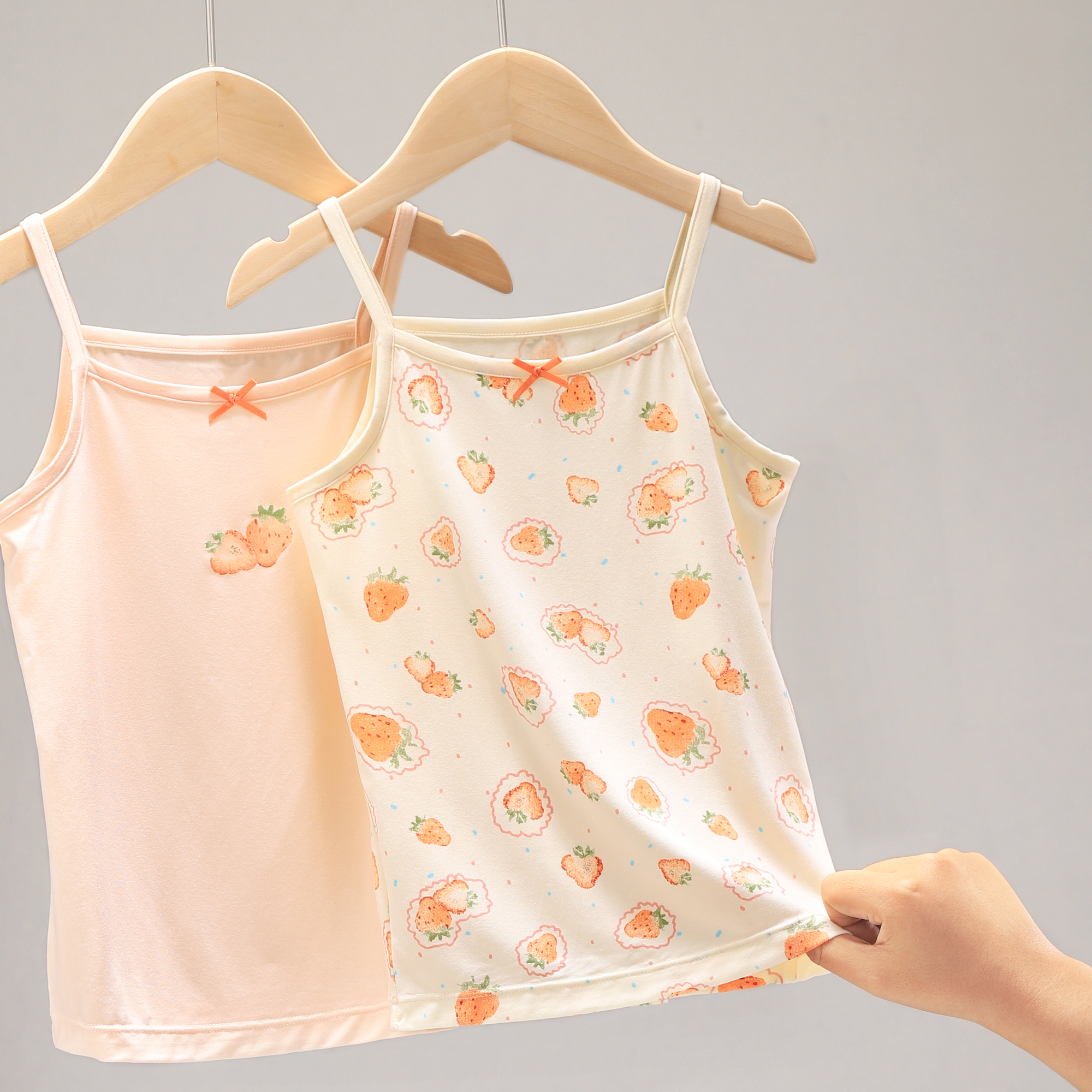 新品 8347 儿童兰精莫代尔吊带