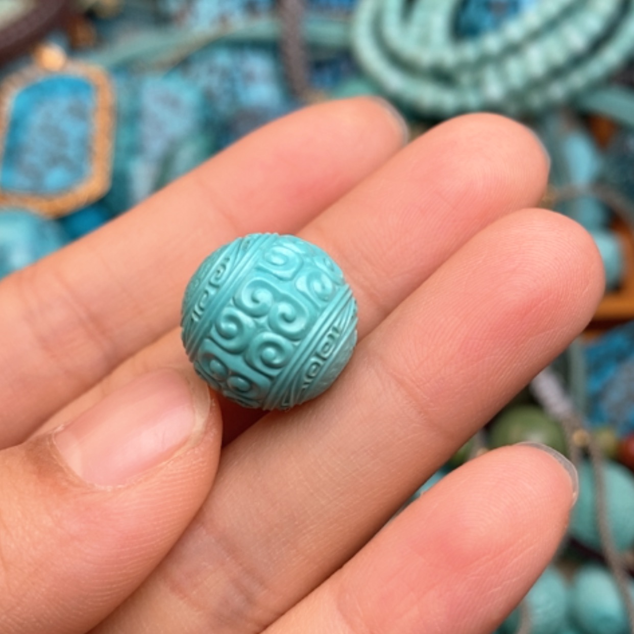 【闪购商品】绿松石珠宝半成品未镶嵌