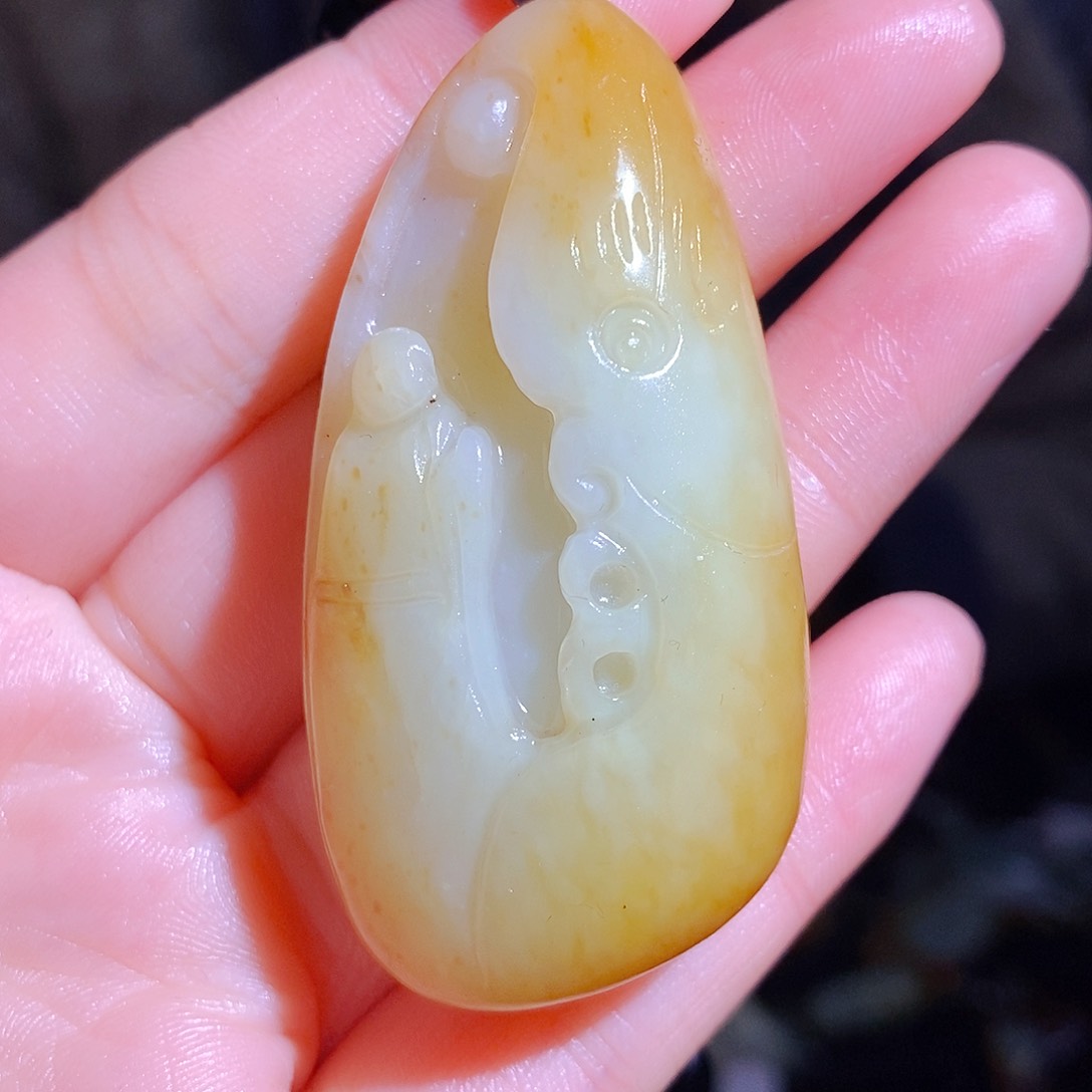 和田玉颈饰未镶嵌