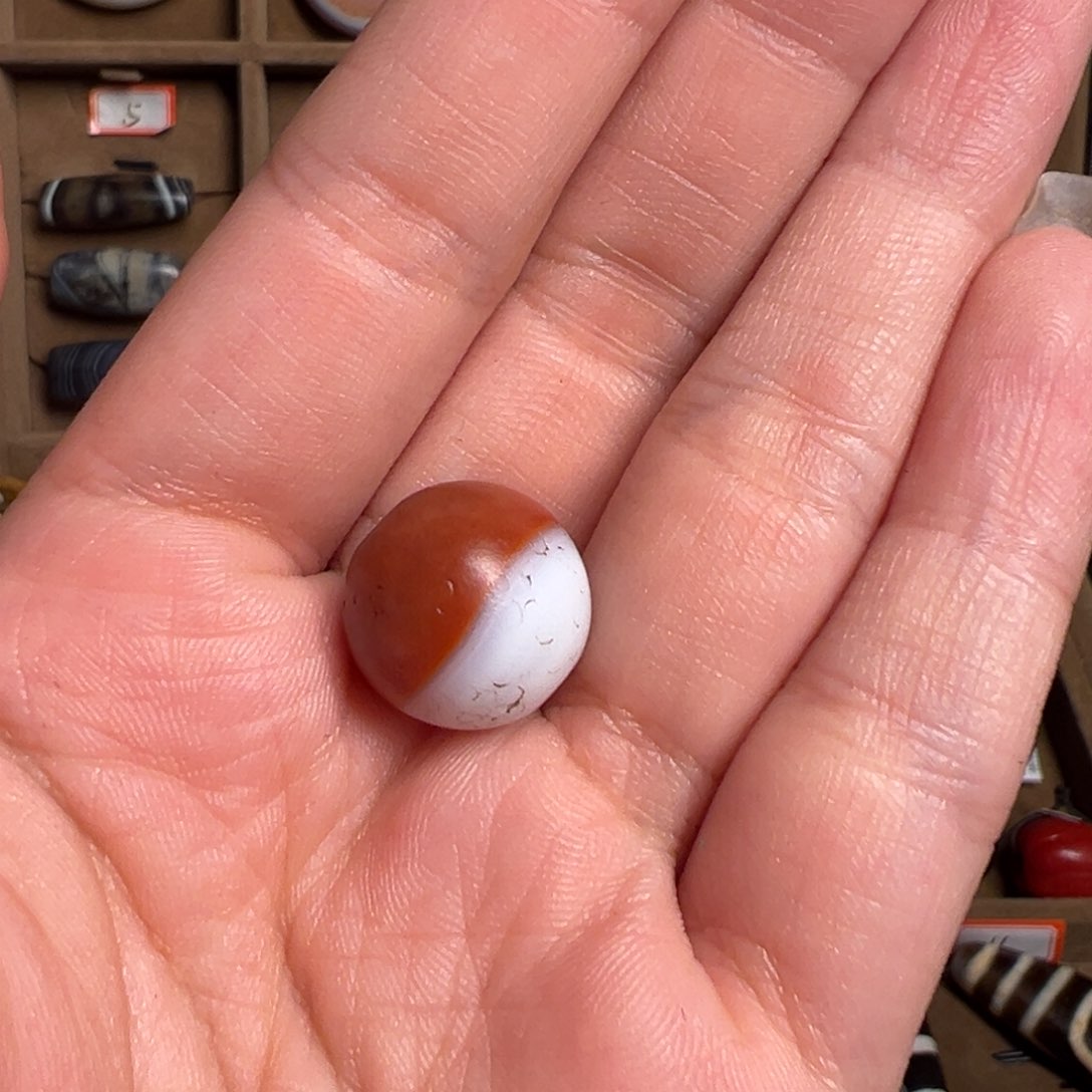 玛瑙/玉髓单珠未镶嵌