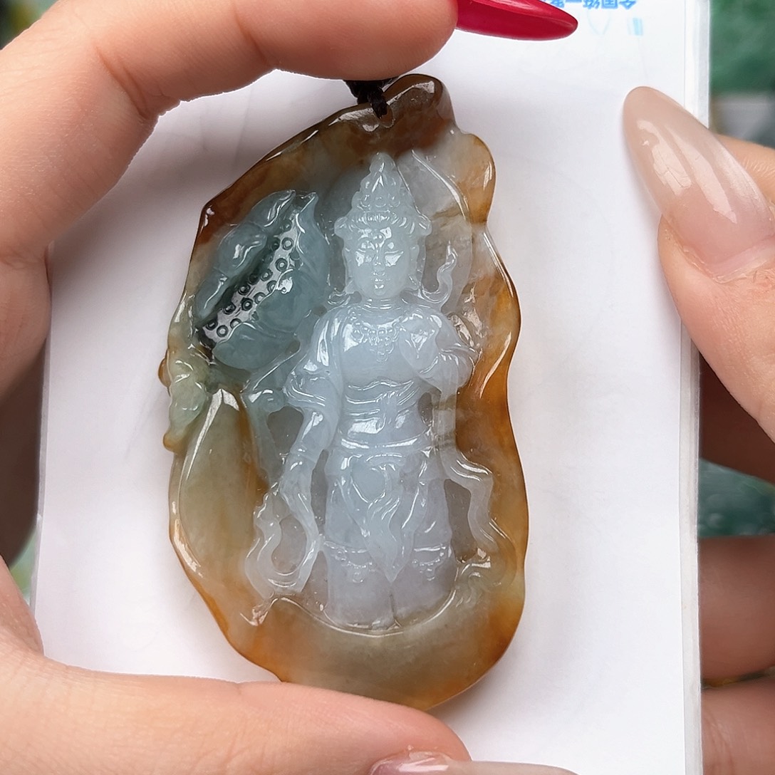 手***6翡翠未镶嵌颈饰翡翠