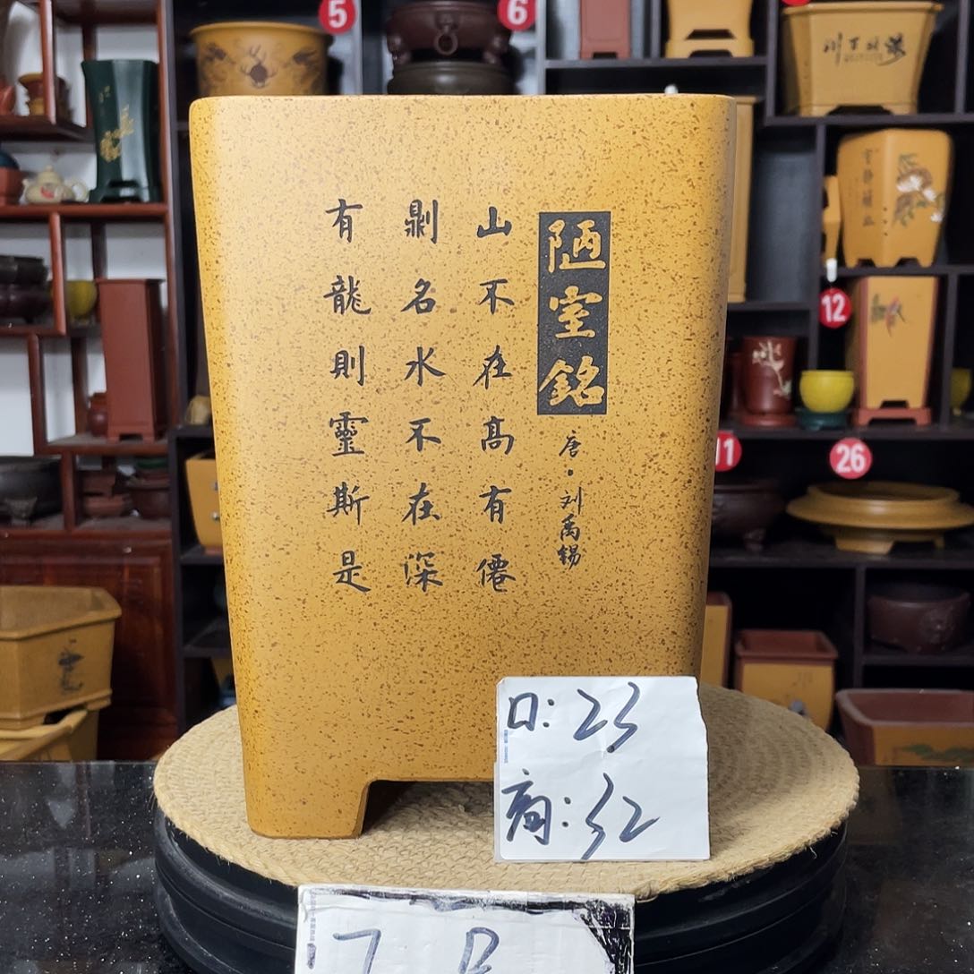 紫砂D-婉秋紫砂花盆