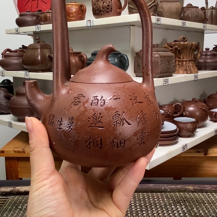 紫砂茶壶全手工制作的