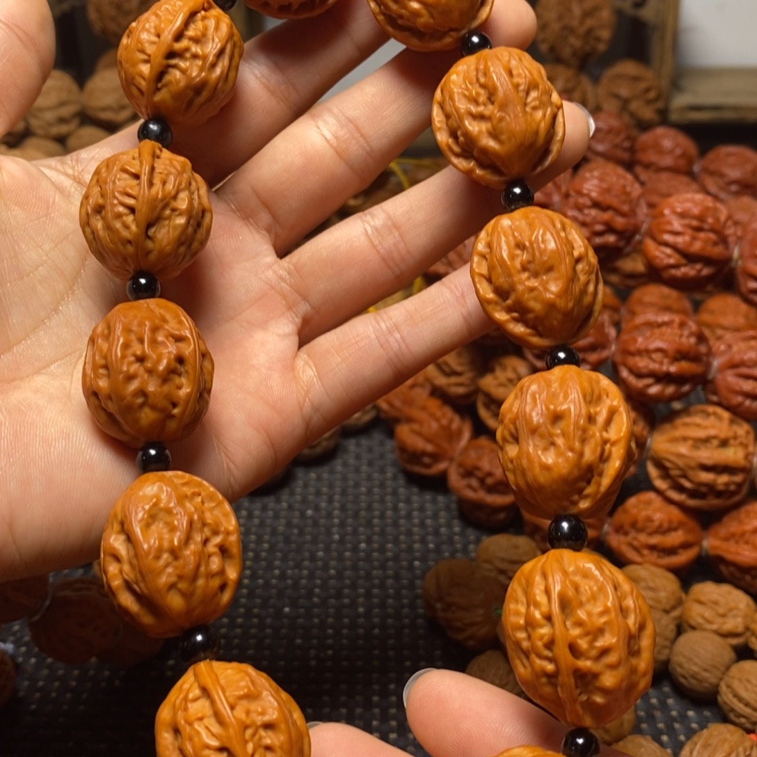 手串文玩核桃官帽八棱手持