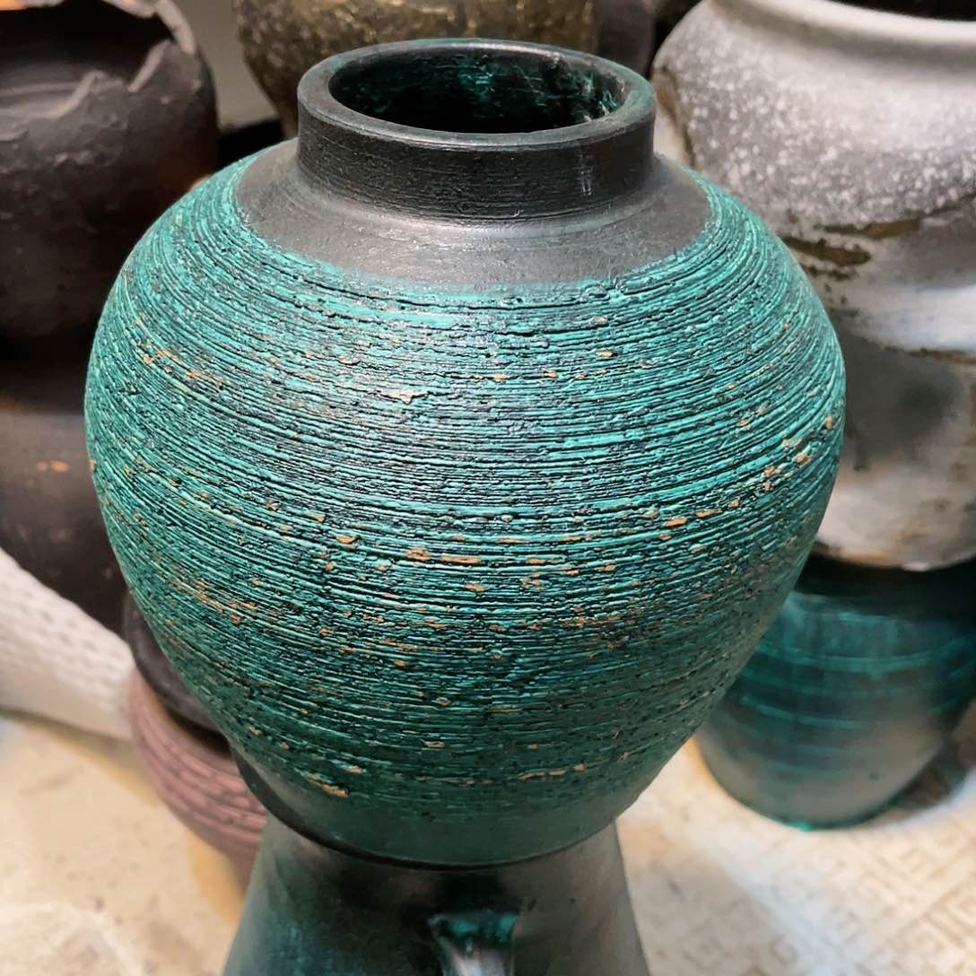 红陶无孔口径8高度20