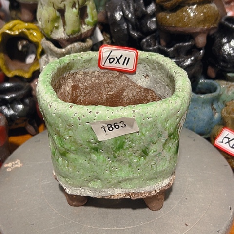 粗陶花盆手工花盆制作