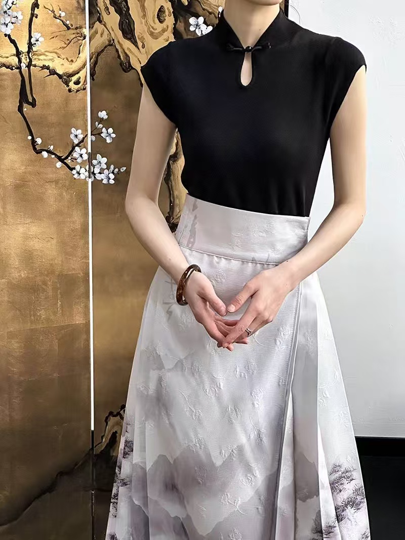 短袖T恤女2025夏季新款修身百搭小个子上衣A098