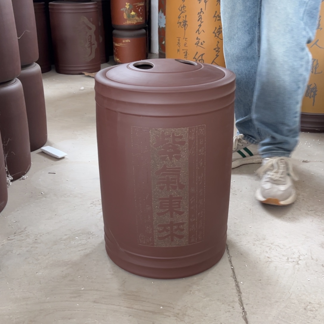 茶叶罐紫砂23 饼茶叶罐