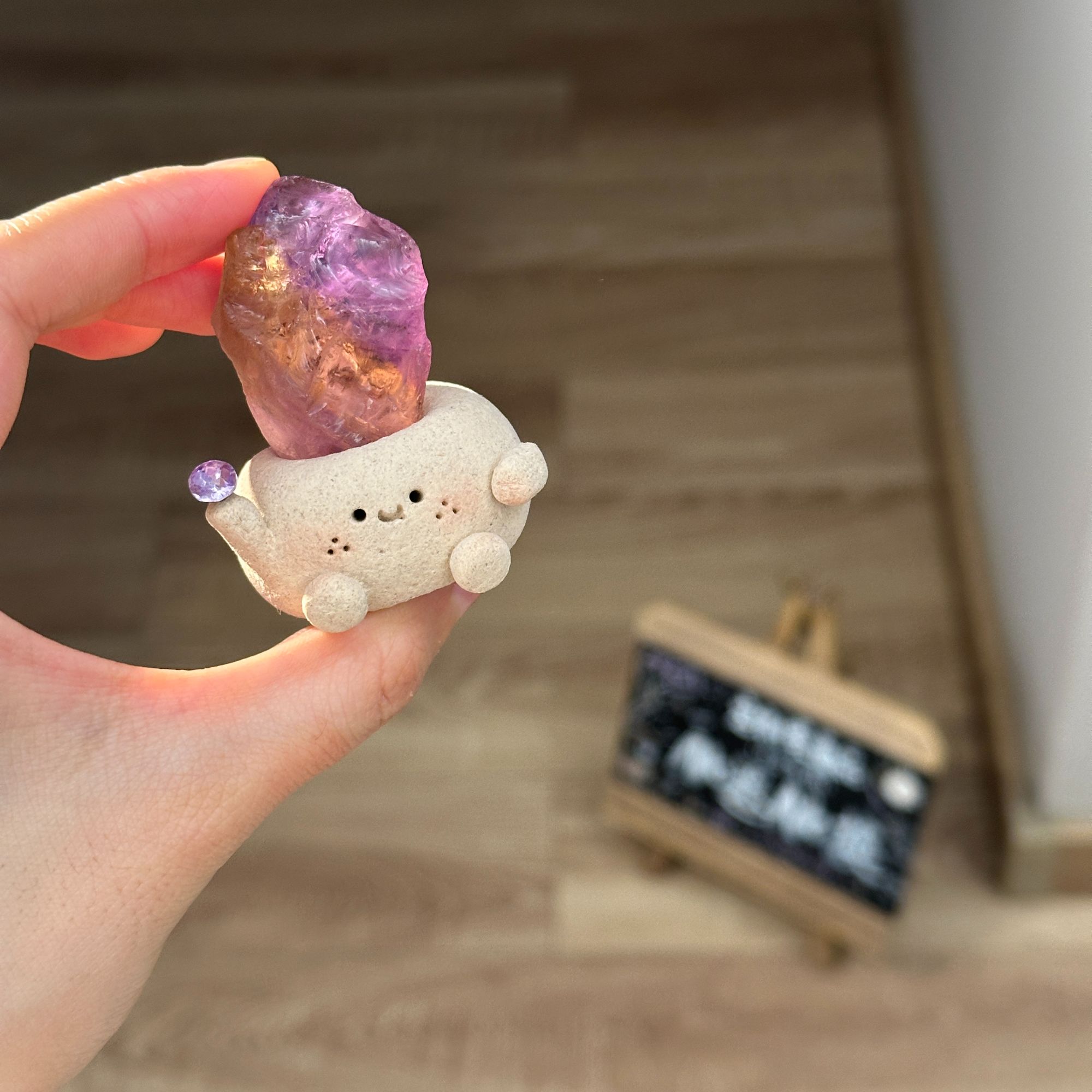 水晶小豆丁可爱紫黄精