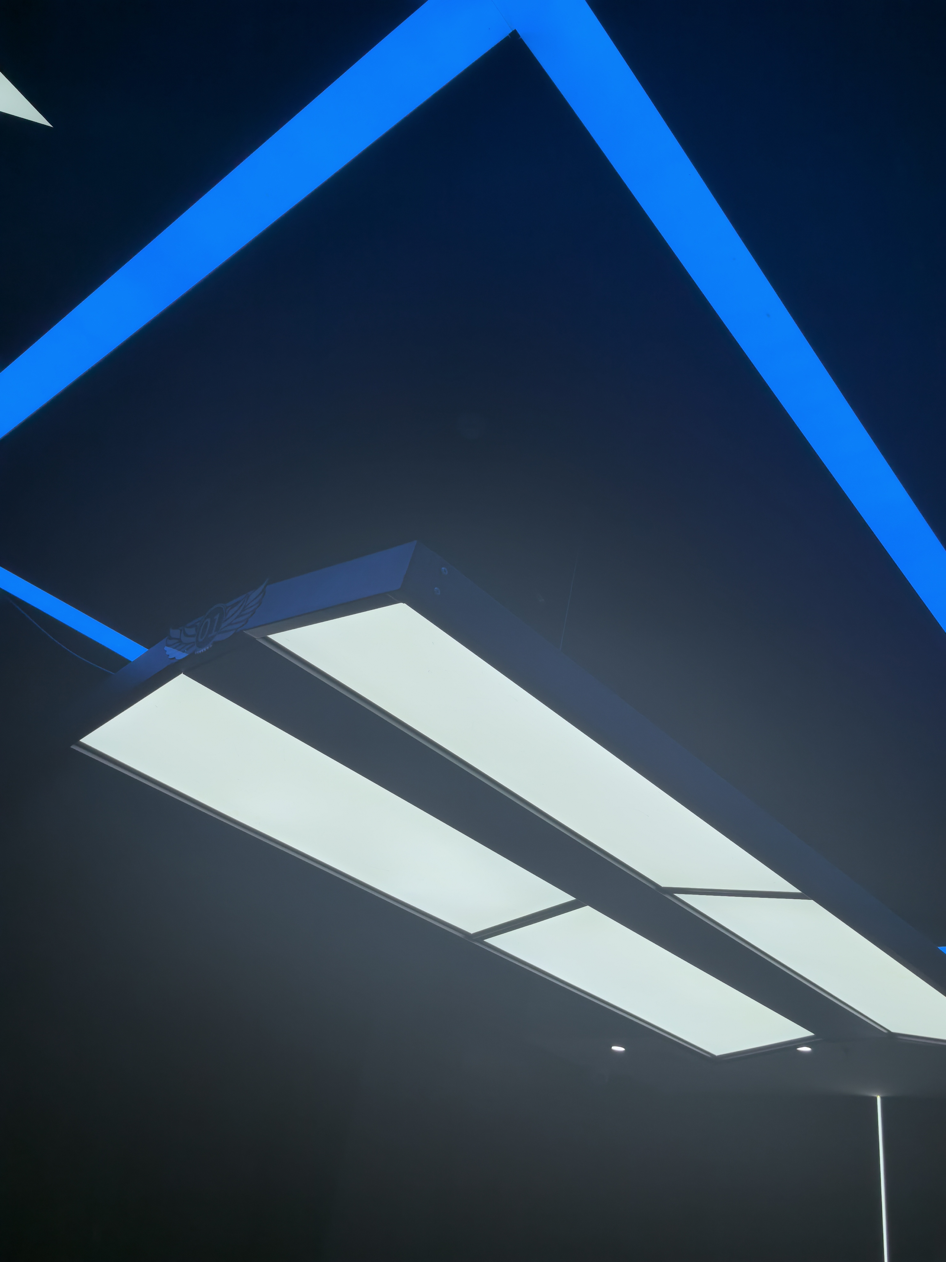 LED长条灯办公格栅吊顶灯店铺商用办公室超市条形灯节能照明