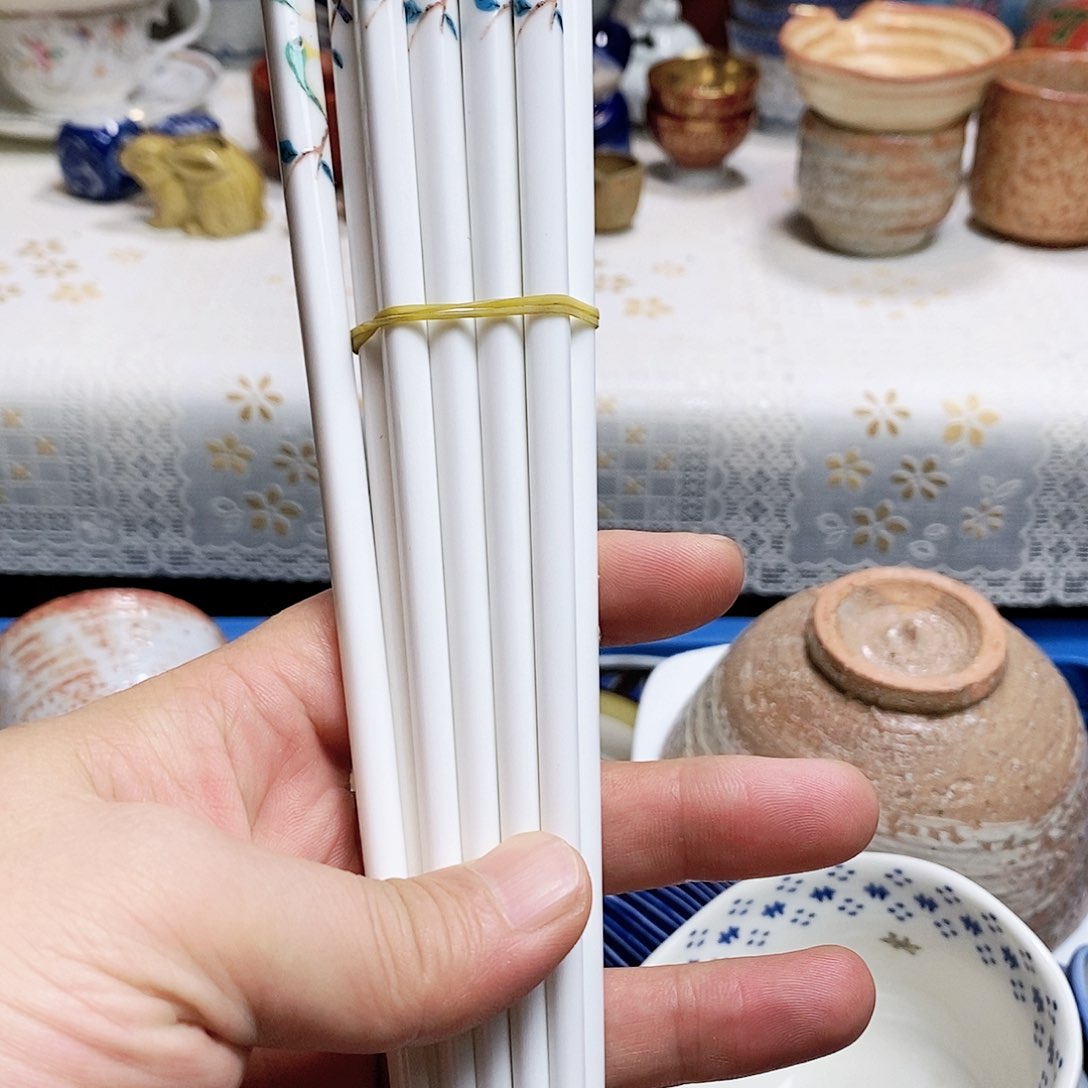 瓷筷子15米5双好用的6665555