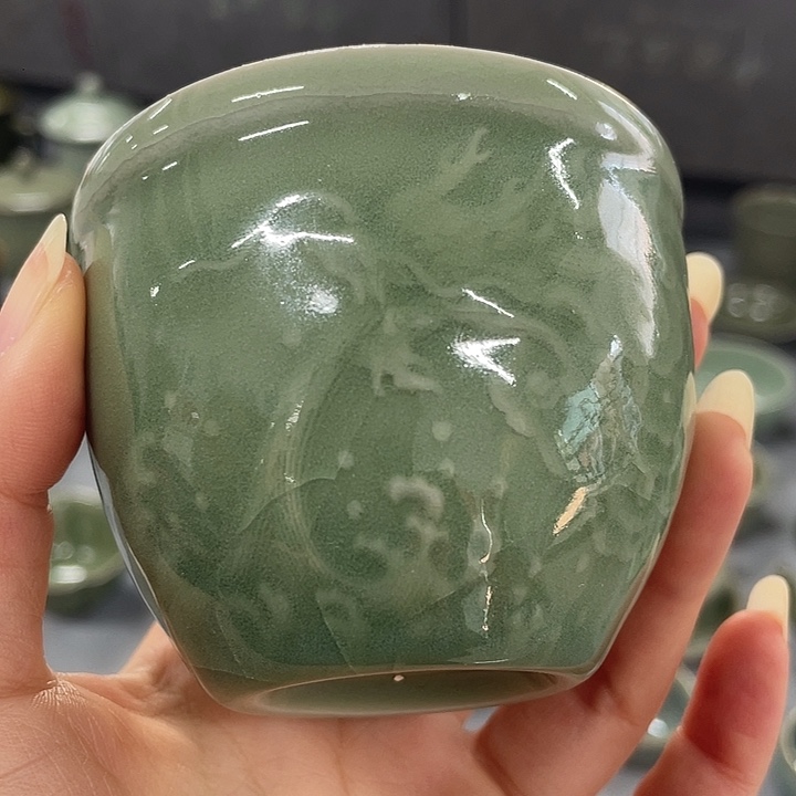 孤***尘瓷杯子原矿原釉缸杯