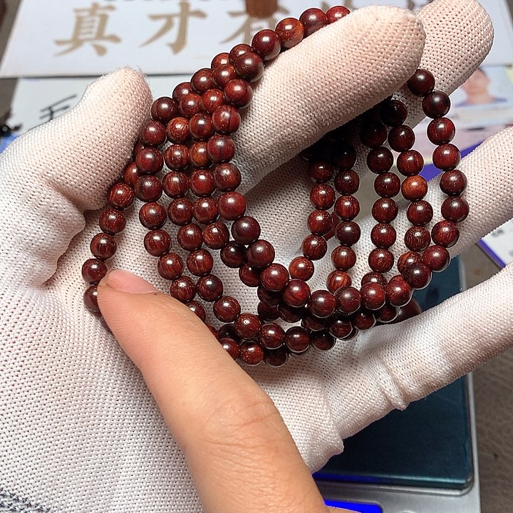 檀香紫檀（小叶紫檀）手串/手链06 30颗泥料