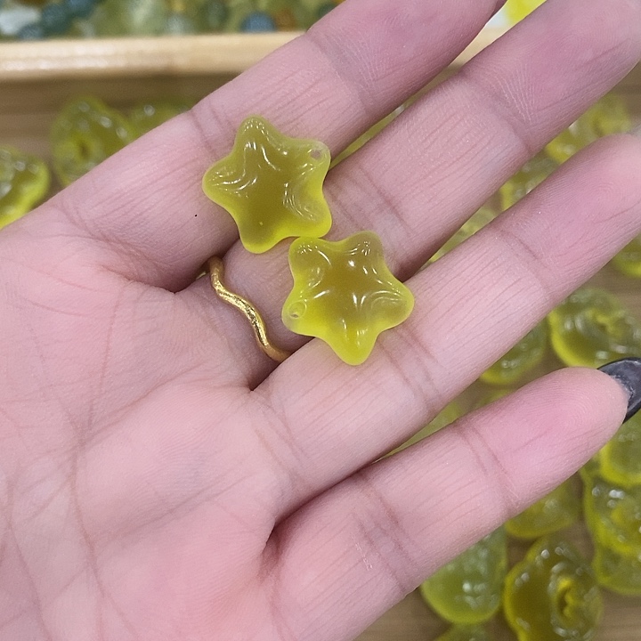 蛇纹石玉合金颈饰