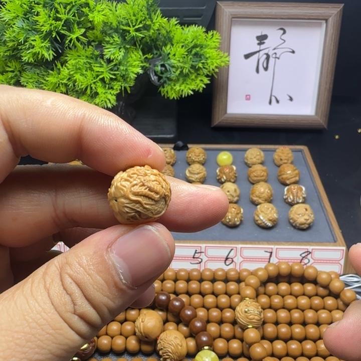 猴头核桃吊坠猴头