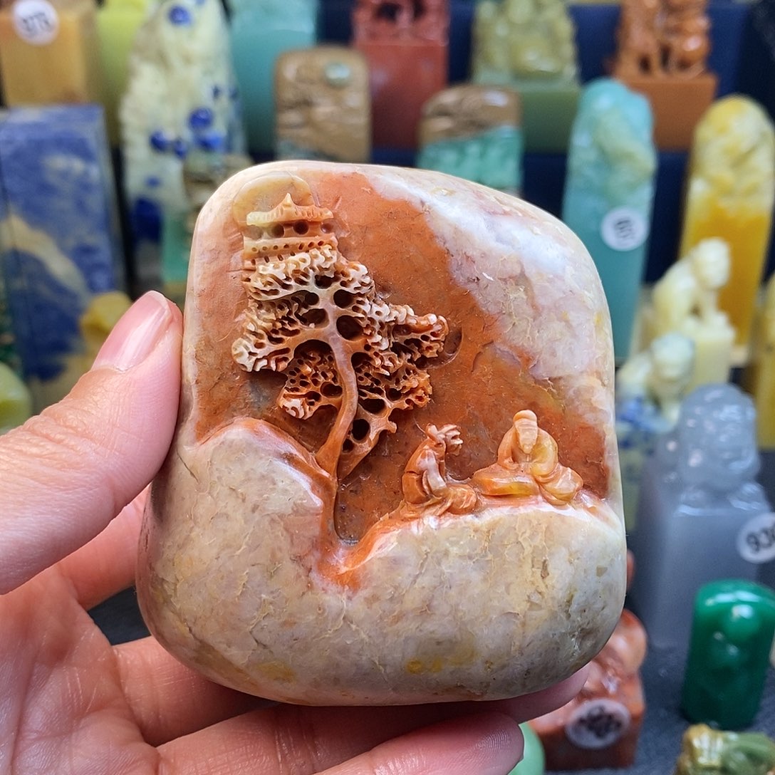 老挝石篆刻作品展