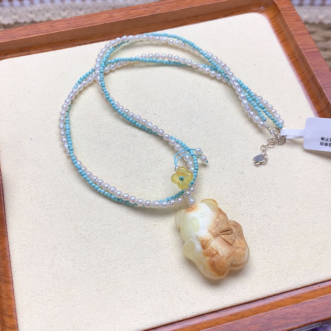 琥珀吊坠(不含链)未镶嵌