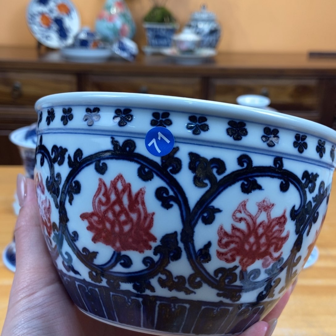 手绘现代茶具非古董