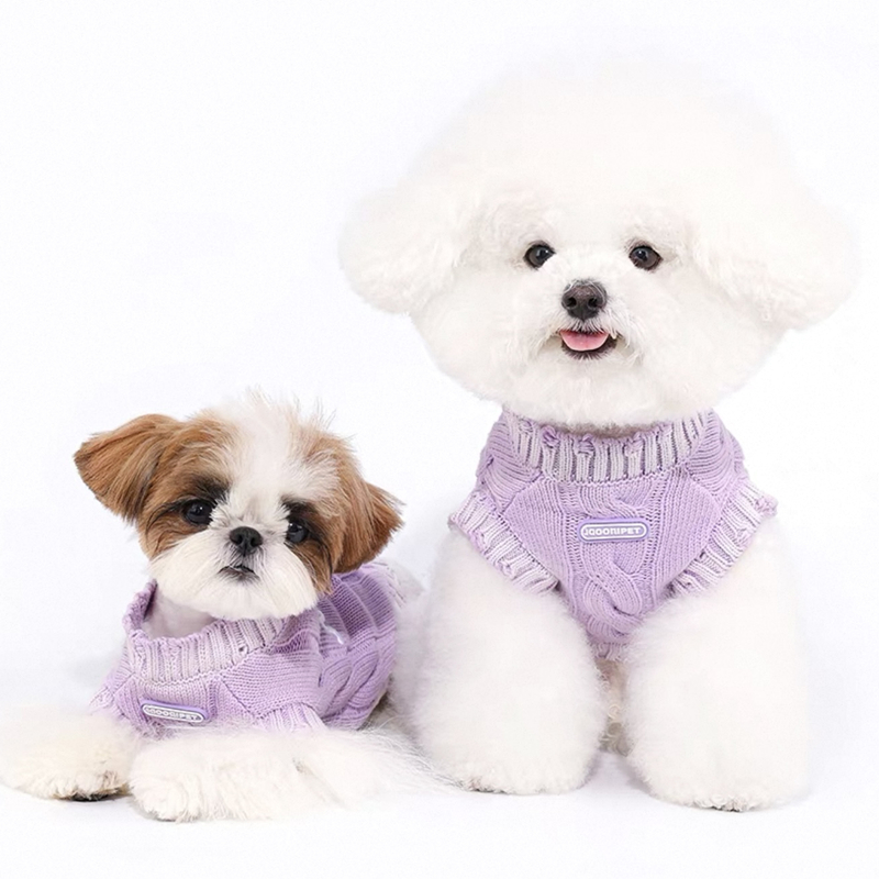 狗狗针织毛衣泰迪比熊博美猫咪小型犬贵宾约克夏宠物衣服秋冬装