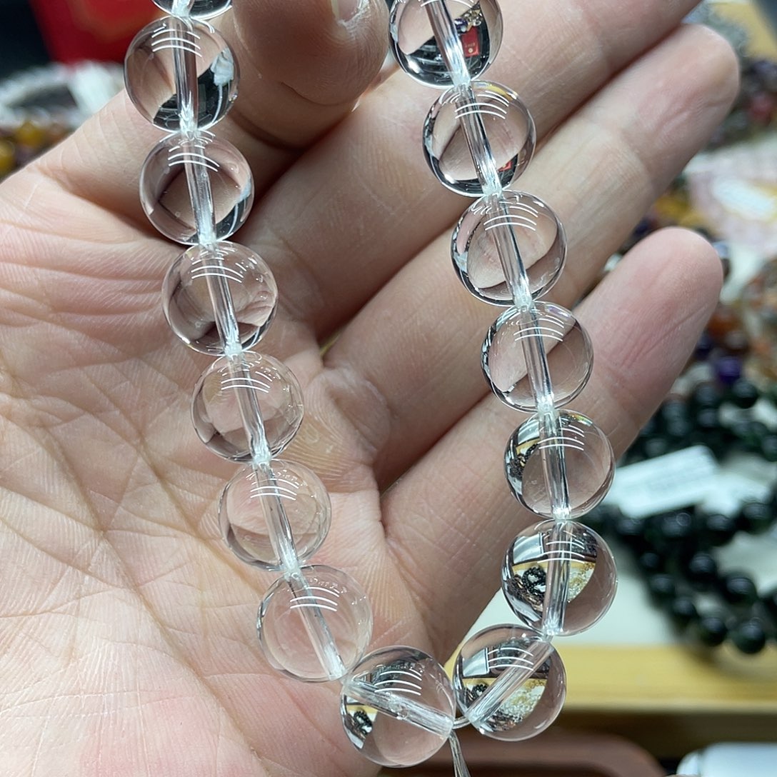 水晶未镶嵌手串天然