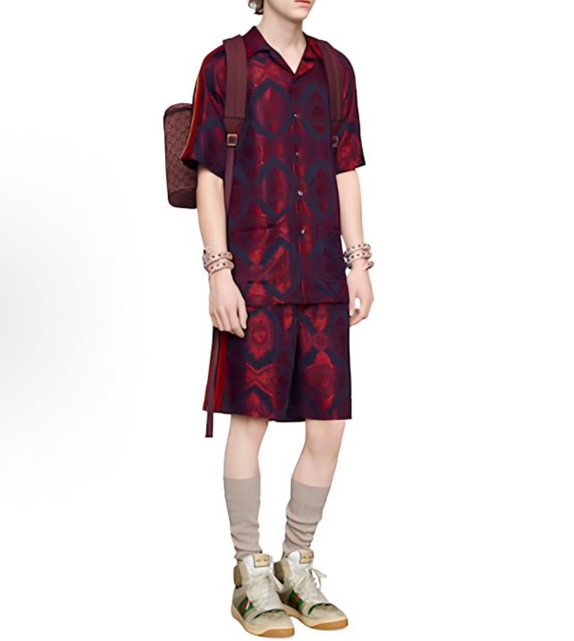 99新 GUCCI/古驰 印花短裤/44码/Y0614