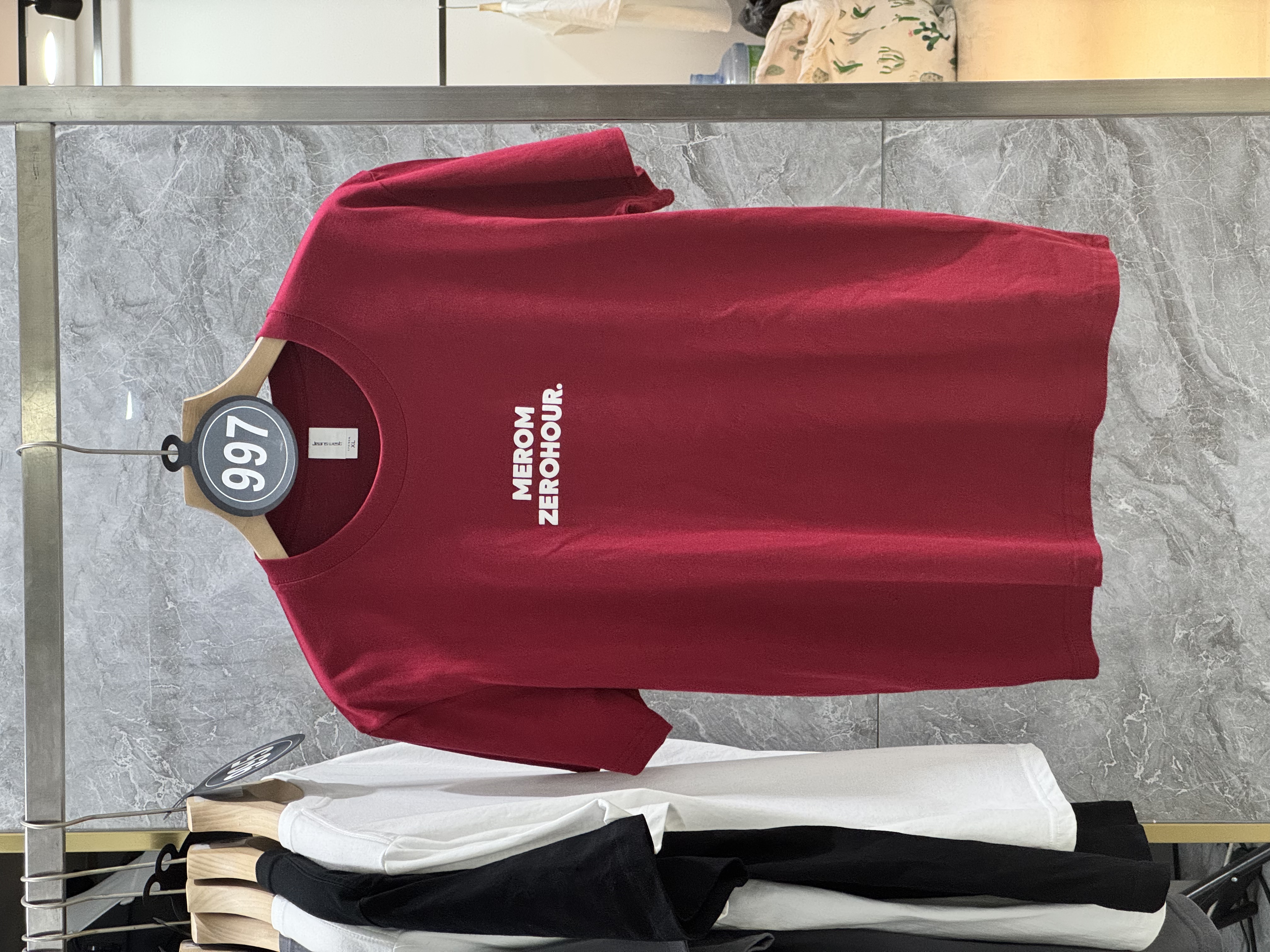 【刘哥严选】男欧美简约常规刺绣宽松型百搭t恤经典-集624