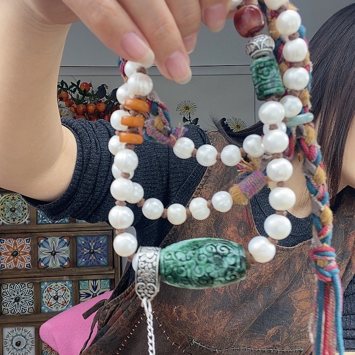 翡翠项链未镶嵌项链