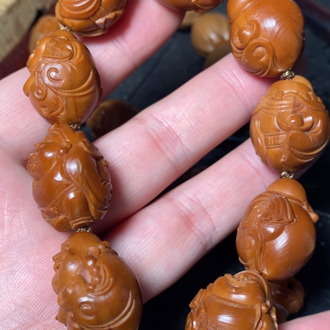 差***森橄榄核手串/手链财迷手串