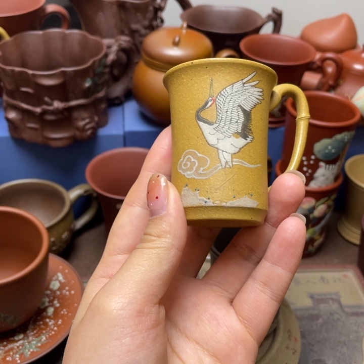 紫砂茶杯紫砂主人杯