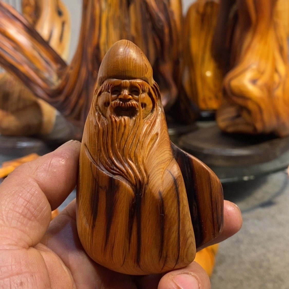 【闪购商品】柏木（崖柏）根雕木雕工艺品摆件家居装饰手把件