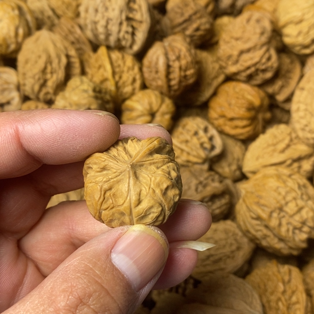 日***山文玩核桃吊坠文玩