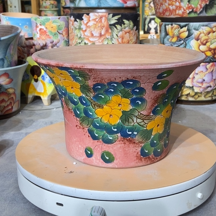 红陶景德镇艺术手绘作品