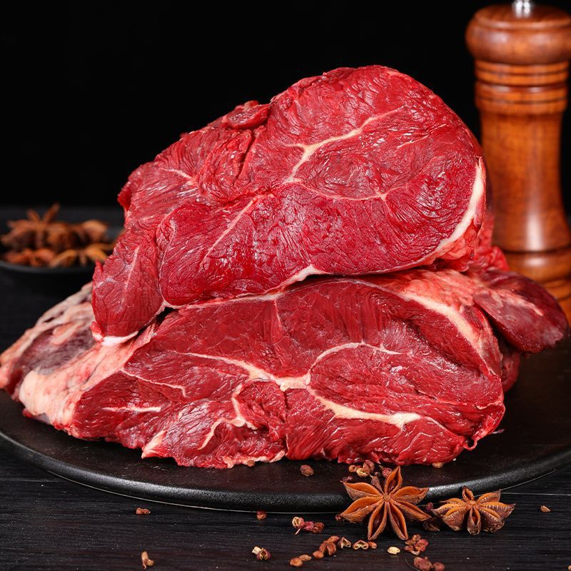 【买三斤送两斤】新鲜大块牛腿肉速冻发货卤味红烧黄牛牛腿肉生牛肉