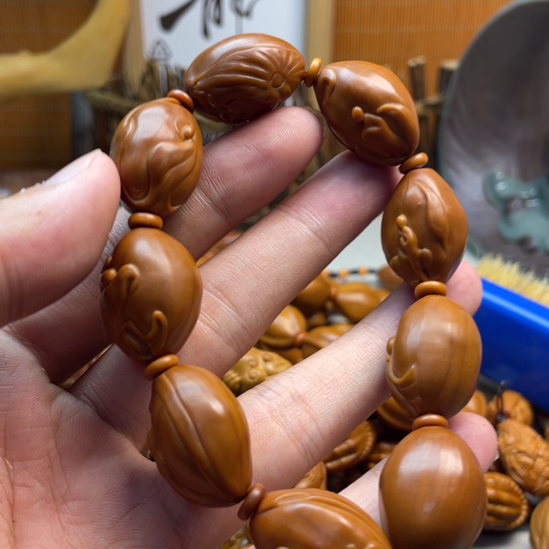 橄榄核手串/手链橄榄核雕工艺手串5119