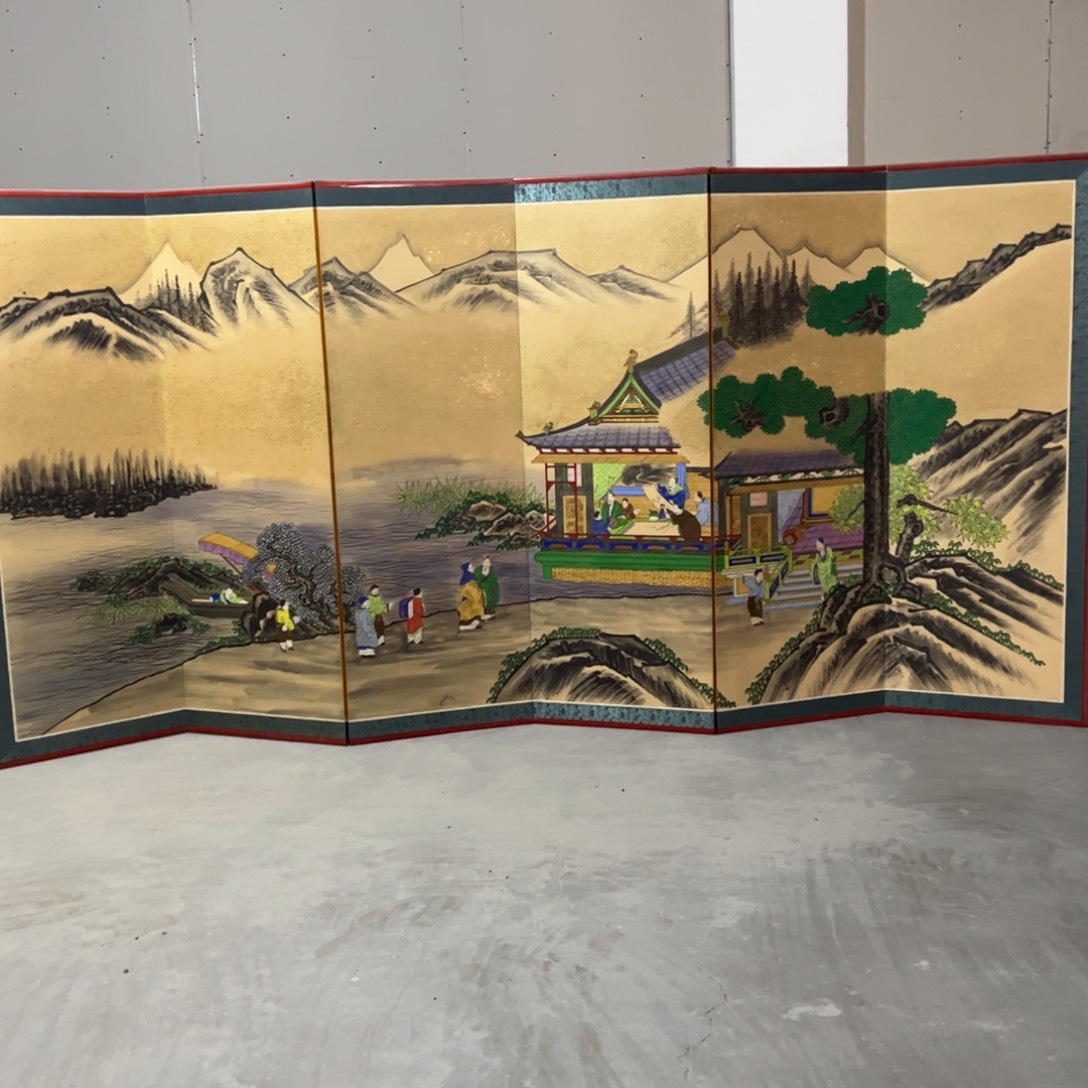 绘画屏风框画油画版画回流