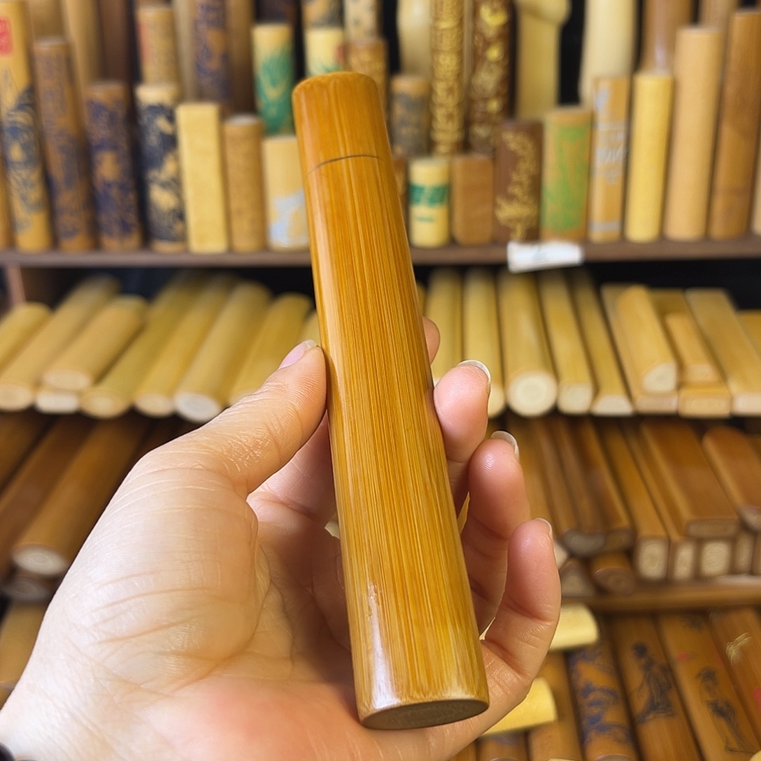 实心玉竹手把件篇