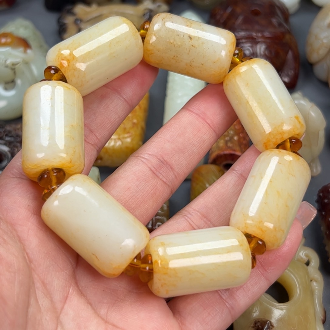 和田玉颈饰未镶嵌用****3