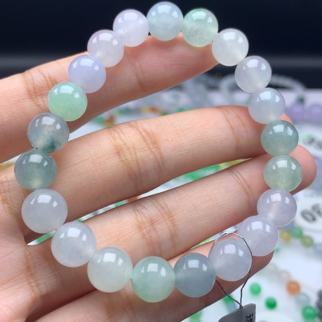 翡翠手链未镶嵌卡