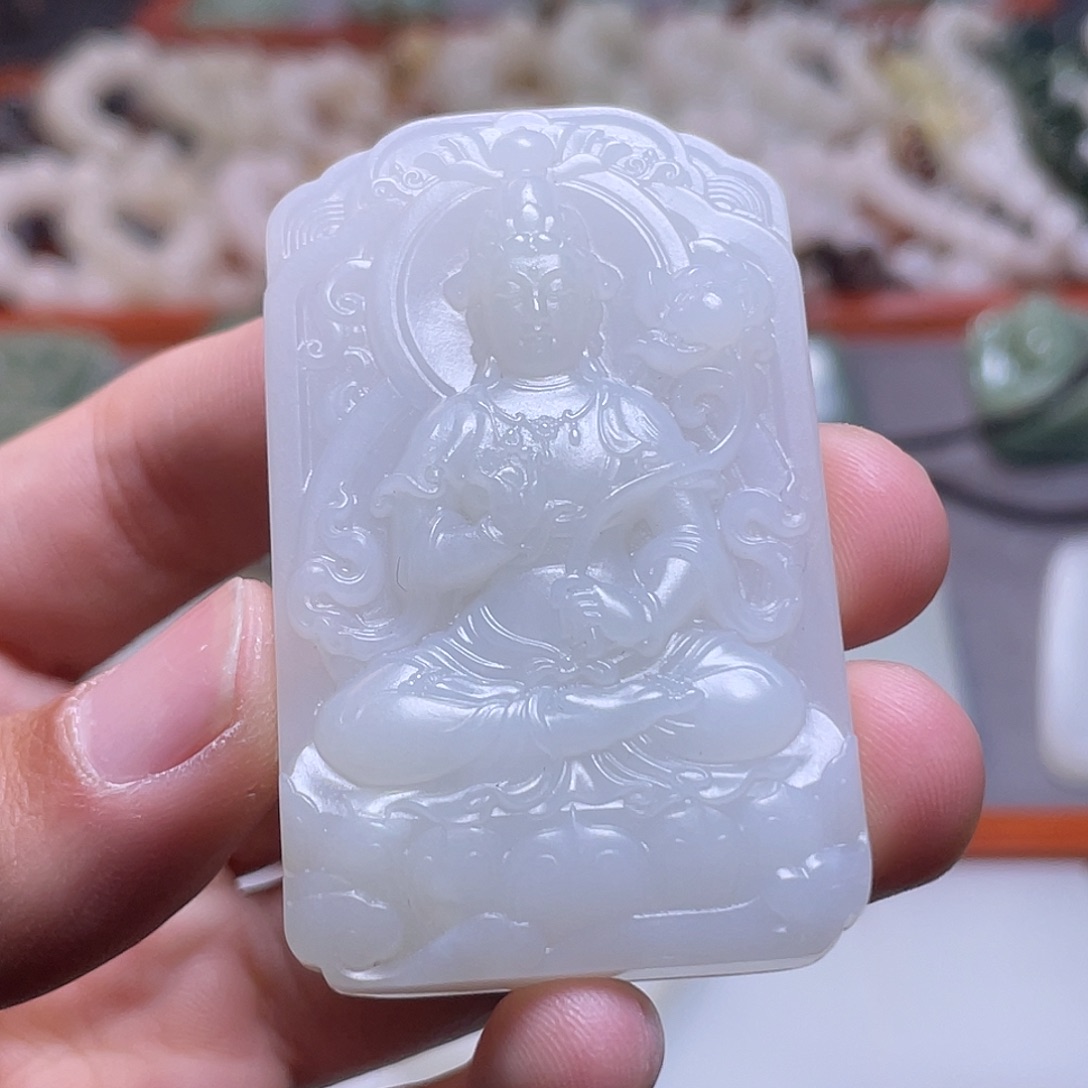 定制和田玉挂件未镶嵌